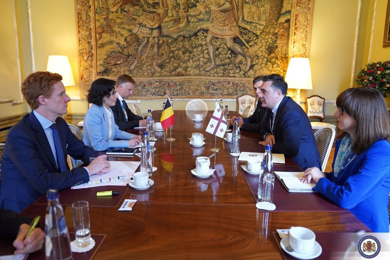 ILIA DARCHIASHVILI HAS MET WITH HIS BELGIAN COLLEAGUE 